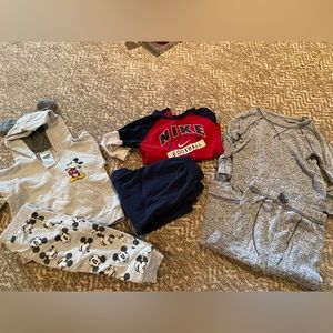 Lot of 12-18 month or 18 month long sleeve and pant sets